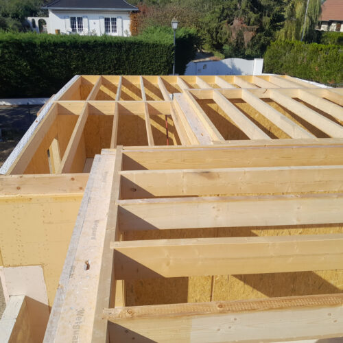 Construction de maison structure bois