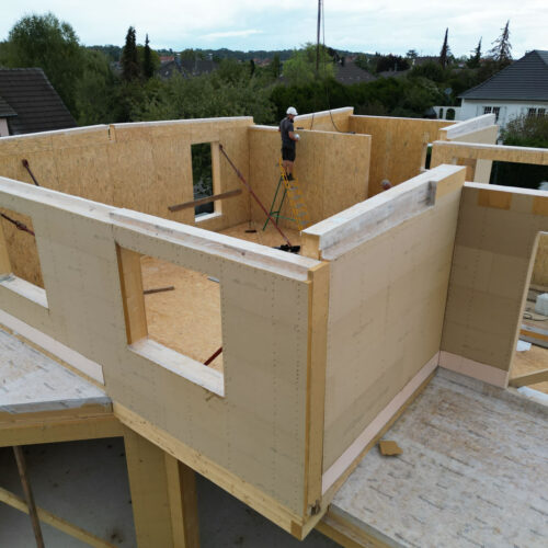 Construction de maison structure bois