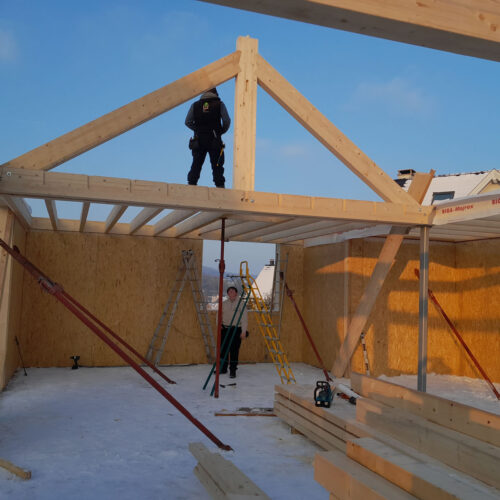 Construction de maison structure bois par Dattler