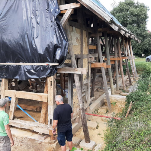 Restauration d'une maison alsacienne en colombages