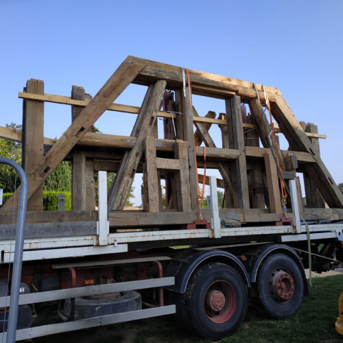 Rénovation d'une maison alsacienne avec reprise de pans de colombage