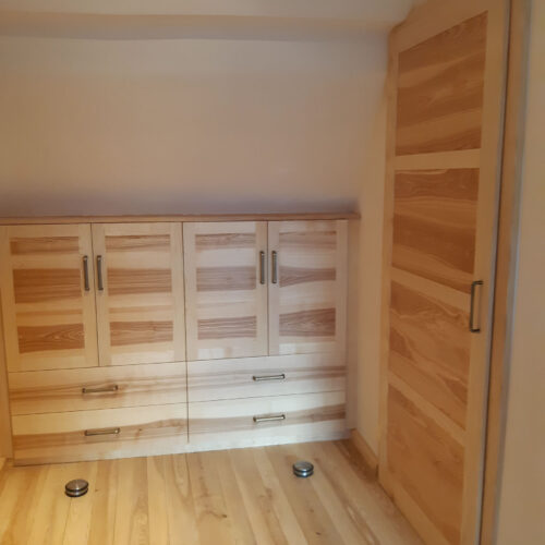 Dressing sur mesure réalisée en sous-pente