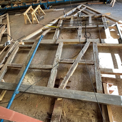 Restauration complète de la charpente et colombages d'un maison alsacienne