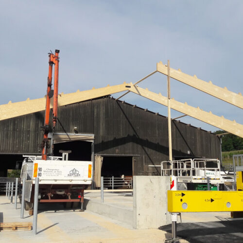 Extension de hangar au Lindenhof