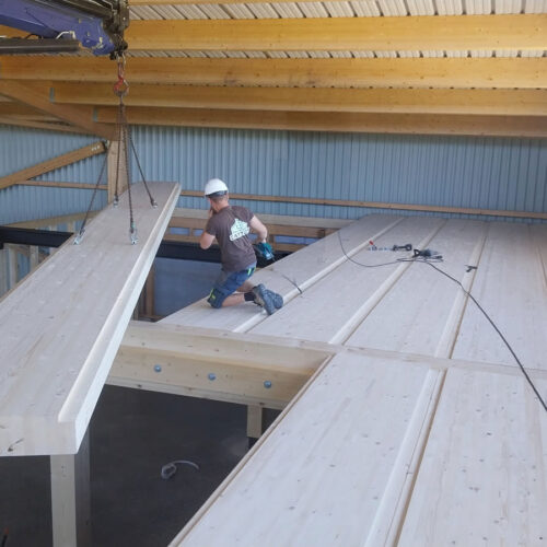 Construction de hangar agricole structure bois
