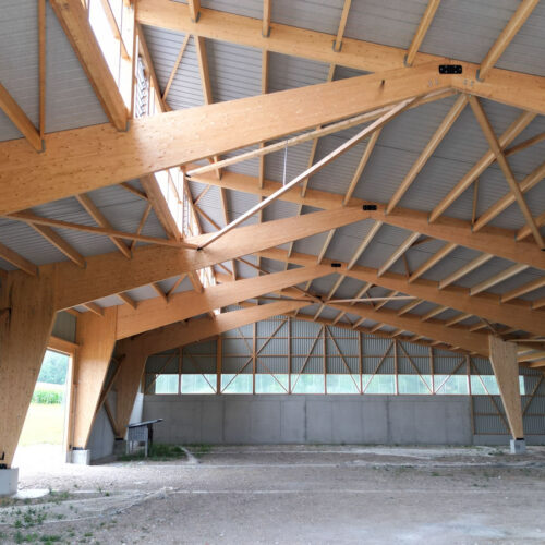 Construction de hangar agricole structure bois