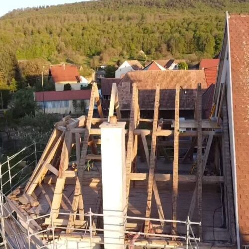 Rénovation de la toiture de l'église de Moernach