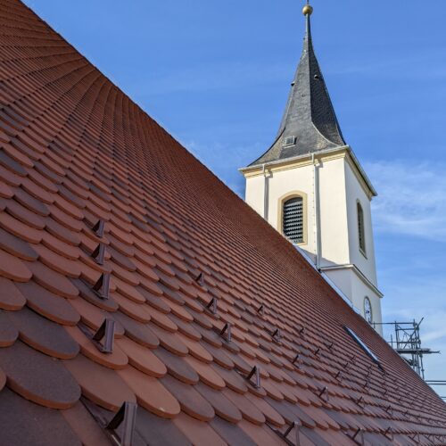 Rénovation de la toiture de l'église de Moernach