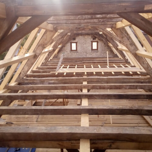 restauration de la toiture du presbytère de Dietwiller