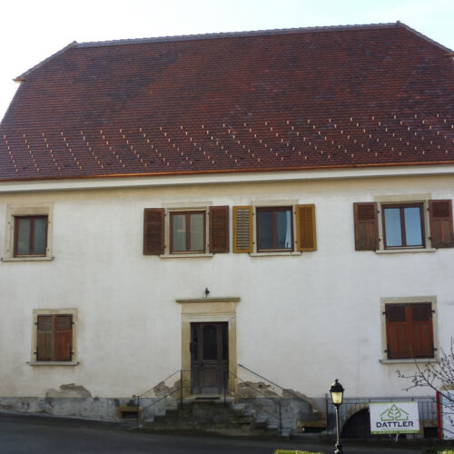 restauration de la toiture du presbytère de Dietwiller