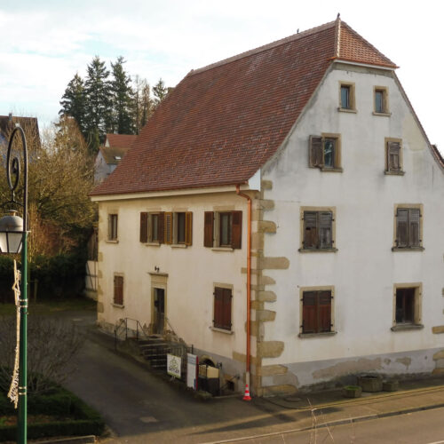 restauration de la toiture du presbytère de Dietwiller