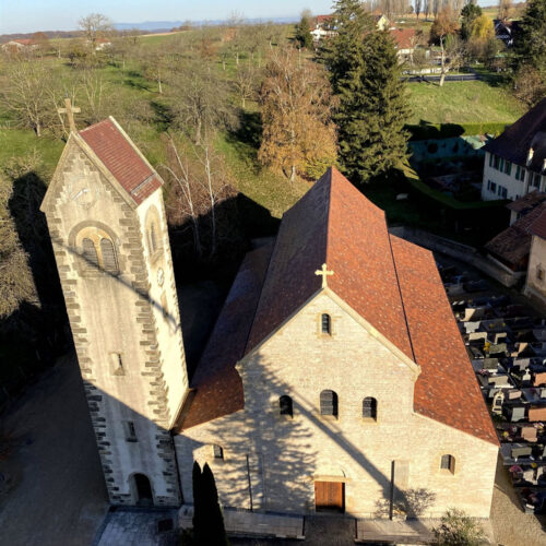 Rénovation de la toiture d&rsquo;une Eglise du 12e siècle à Feldbach