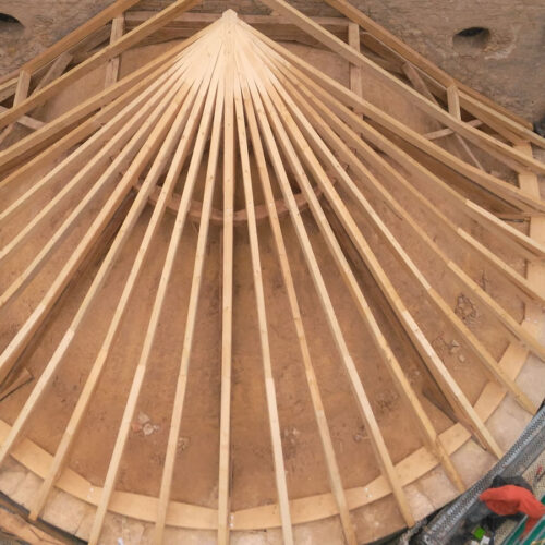 Rénovation de la toiture du chœur de l'église de Feldbach