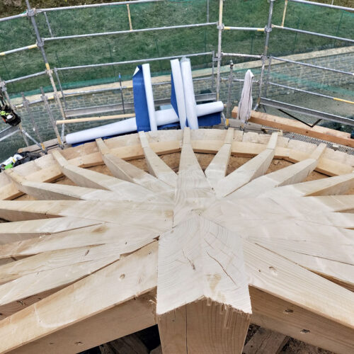 Rénovation de la toiture du chœur de l'église de Feldbach
