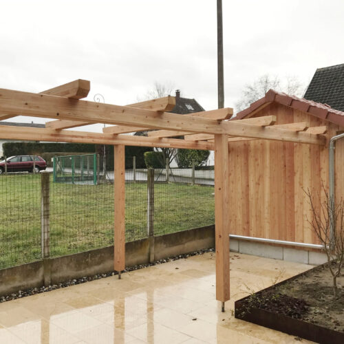 Mini-abri de jardin en bois