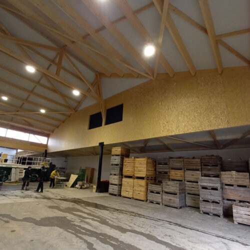 Hangar commercial et de stockage pour la ferme de Pfaffenbach