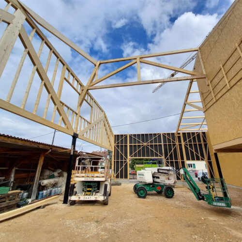 Hangar commercial et de stockage pour la ferme de Pfaffenbach