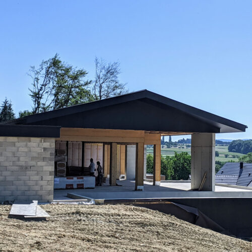 Maison à ossature bois dans le sundgau par Dattler
