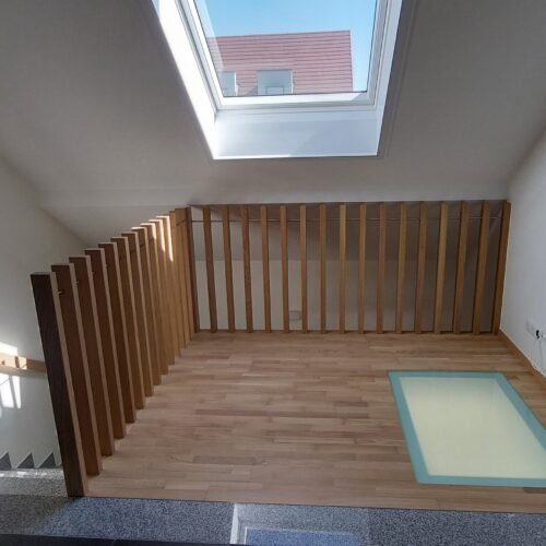 Création d&rsquo;une entrée sur mesure avec sas et mezzanine