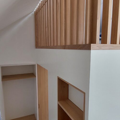 Création d&rsquo;une entrée sur mesure avec sas et mezzanine