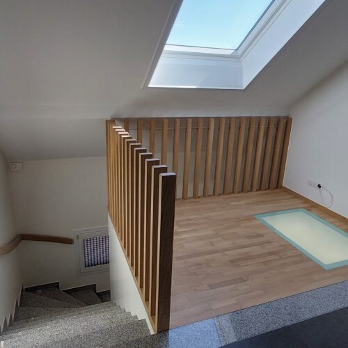 Création d&rsquo;une entrée sur mesure avec sas et mezzanine