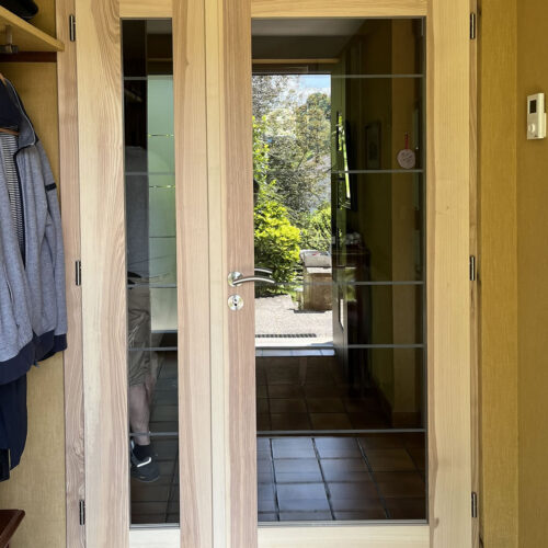 Fabrication de portes vitrées intérieures sur mesure