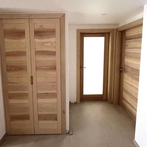 portes intérieures vitrée et pleines sur mesure + placards