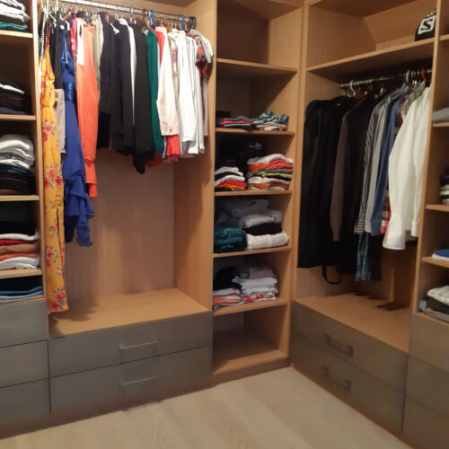 Dressing sur mesure en bois