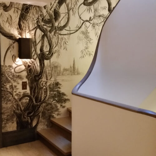 Escalier et rampe en bois sur mesure