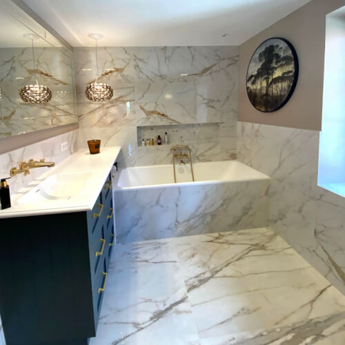 Meuble de salle de bains sur mesure