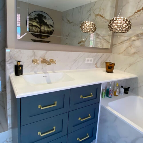 Meuble de salle de bains sur mesure