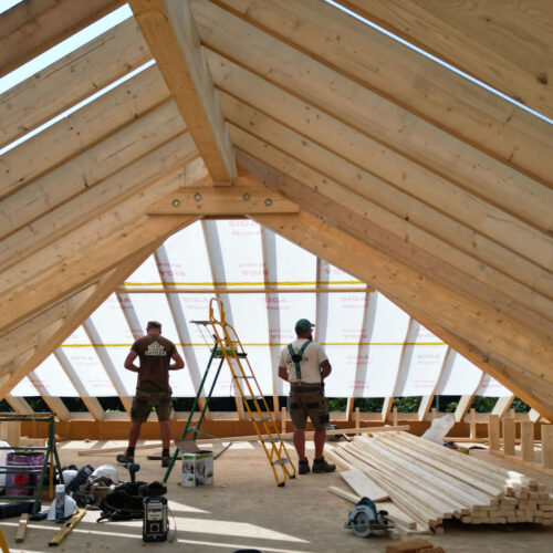 Rénovation de charpente et isolation de la toiture
