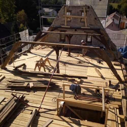 Rénovation de la charpente et couverture du Presbytère de Dietwiller